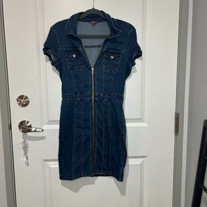 Deniem Guess Zip Up Dress